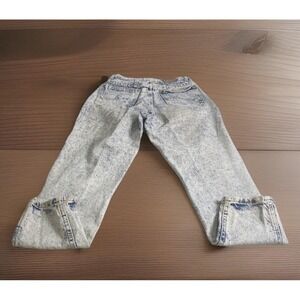 Lee Acid Wash Denim Jeans Women‎ Size 7 Petite High Waisted Straight Leg